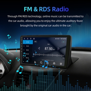 Autoradio Android convivial pour l'utilisateur, écran tactile 9 pouces, navigation GPS, Carplay sans fil, BT, FM, RDS pour Peugeot 207 207CC 2006-2015 - Product Image 4