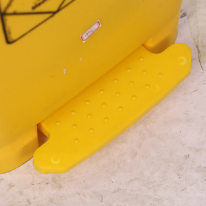 Yellow Medical Waste <b>Bin</b> 12L And Above Foot Operated Lidded For Clinics Dentistry Hospitals - Product Image 1
