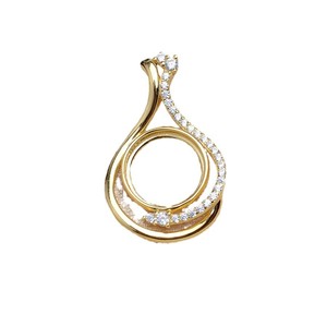 WENCHI S925 Support de pendentif gourde en argent pour femme, pour pose de perles DIY 11.2-11.4mm, Accessoires Ma Bei Chine 40101 - Product Image 4