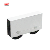 Garrucha-R-22 de doble rueda, accesorio utilizado para ventana de aluminio