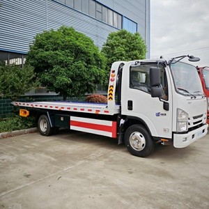 ISUZU KV100 <b>Flatbed</b> Tow <b>Truck</b> Road Wrecker Recovery Vehicle Diesel Manual for Vehicle Rescue - Product Image 2