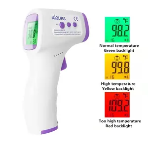 Digital Forehead Thermometer Non-contact LCD Display Body Temperature Scanner Smart Electronic Thermometer