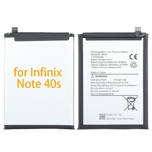 แบตเตอรี่ลิเธียมสำหรับโทรศัพท์มือถือ 5000mAh สำหรับ Infinix Hot 8 8 Lite 9 9 Pro 10T 20i Smart 6 6 Plus แบตเตอรี่ลิเธียมไอออน BL-491X - Product Image 4