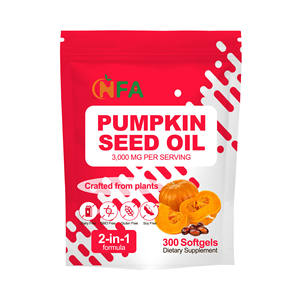 Aceite de Semillas de Calabaza de Marca Privada 3000MG, Elaborado con Plantas Naturales, Vitamina para un Cabello Saludable, Mejora la Calidad del Sueño y el Bienestar - Product Image 1