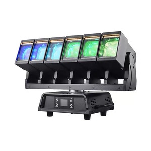 Dernier modèle de projecteur de scène à tête mobile LED 6*60W Thousand Hand Guanyin, à focalisation <span class=keywords><strong>et</strong></span> déplacement contrôlés par points, effet matriciel - Product Image 4