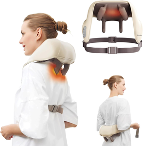 Masajeador Inalámbrico Shiatsu para Cuello y Hombros JZ1A con Calor, Manos Libres, Amasamiento Profundo de Tejidos, Portátil para Alivio del Dolor en Casa y Oficina - Product Image 1