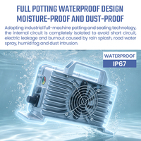 Fabrieks prijs 450W Waterdichte IP67 24v 36v 48v Loodzuur Lithium Lifepo4 Batterijlader voor Elektrische Schrobmachines Elektrische Vrachtwagens