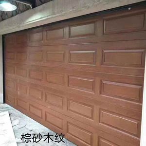 <span class=keywords><strong>Porte</strong></span> de garage <span class=keywords><strong>sectionnelle</strong></span> automatique en aluminium noir à bas <span class=keywords><strong>prix</strong></span>, avec vitrage - Product Image 3