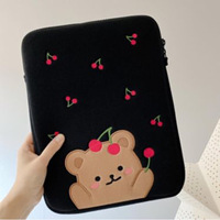 Corée du Sud Designer Liner Bag pour 11/13 Case Cherry Bear Tablet Computer Bag Housse pour ordinateur portable Pochette pour ordinateur portable
