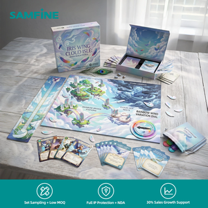 Jeu <span class=keywords><strong>de</strong></span> société familial Sky Garden avec règles faciles à apprendre et art fantaisiste pour tous les âges Eco Playtime REACH - Product Image 1