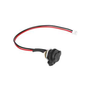 Kit de prise d'alimentation DC2.1 5.5x2.1mm Connecteur DC universel pour vélo électrique scooter étanche 2 broches tête blanche port d'alimentation bricolage pièce de rechange - Product Image 3