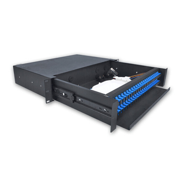 Optical Distribution Frame (ODF) 48/72 Port 96/144 Core Fiber Patch Panel Drawer Type CE RoHS Certified FTTH/FTTX Use