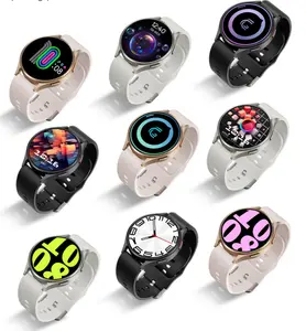 Smartwatch 1.3 Inch Ronde Vorm Draaiknop Draaiknop Sport Armband Bt Call Gps Galaxy Watch 6 Smart Watch