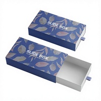Scatola Regalo di Lusso XF con Cassetto Scorrevole, Scatola Biodegradabile Colorata con Finestra per Vestiti, Calze e Sciarpe