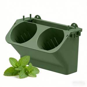 Jardinera vertical apilable de plástico para pared exterior de diseño simple, para uso doméstico y en restaurantes, para uso doméstico y comercial. - Product Image 3