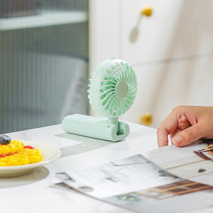 Ventilador de Mano Portátil F15 con Batería Recargable, Silencioso, para Oficina y Uso en Exteriores, Diseño Manos Libres - Product Image 1