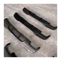 Kit Carrosserie M Performance Look Fibre de Carbone M Tech M Sport avec Lèvre de Diffuseur Arrière MP pour BMW Série 3 E90 2005-2011
