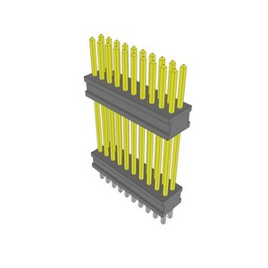 Connettore FW-10-04-<span class=keywords><strong>L</strong></span>-D-535-175 20P con distanziatore flessibile, placcato oro, passo 1.27mm, foro passante - Fornitore BOM FW1004LD535175 - Product Image 1