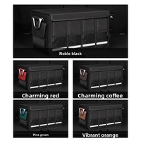 Organisateur de coffre de voiture en nylon léger, pliable, gain de place, boîte de rangement de cargaison, bac de rangement portable pour l'intérieur de la voiture, SUV