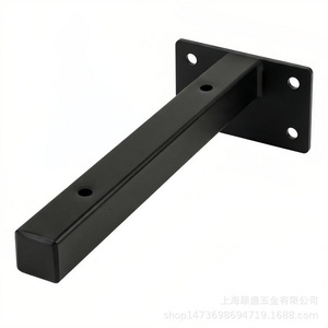 Flat Single Bracket Cold Rolled Steel Wall <b>Mount</b> Support For Shelf Storage Commercial Use - Product Image 5