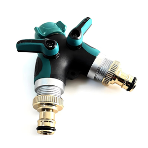 Connecteur en Y <span class=keywords><strong>double</strong></span> en alliage 3/4'' pour distribution bidirectionnelle, raccord de <span class=keywords><strong>sortie</strong></span> de tuyau de <span class=keywords><strong>robinet</strong></span> d'irrigation de jardin - Product Image 2