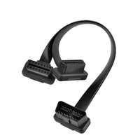 Faisceau de câbles OBD 16 broches 16 cœurs pour voiture OBD2 Câble de rallonge pour remorquage à deux câbles de conversion