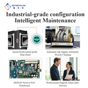 Stampante UV DTF A3 Refinecolor, Macchina Flatbed per Stampa di Adesivi, Etichette, Cover per Telefoni, per Piccole Imprese - Product Image 4