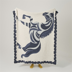 <span class=keywords><strong>Couverture</strong></span> en coton tricoté épais et moelleux de luxe Bla Soft Leopard pour canapé, adultes et enfants pour l'<span class=keywords><strong>hiver</strong></span> - Product Image 5