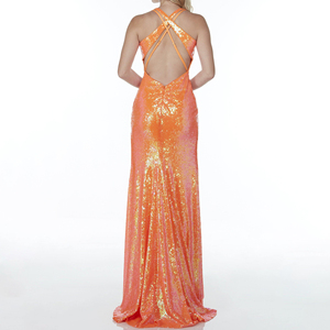 Festa senza schienale spalline Tulle di lusso abiti di paillettes Sexy formale Los Angeles abiti da sera in Istanbul tacchino per le donne - Product Image 4