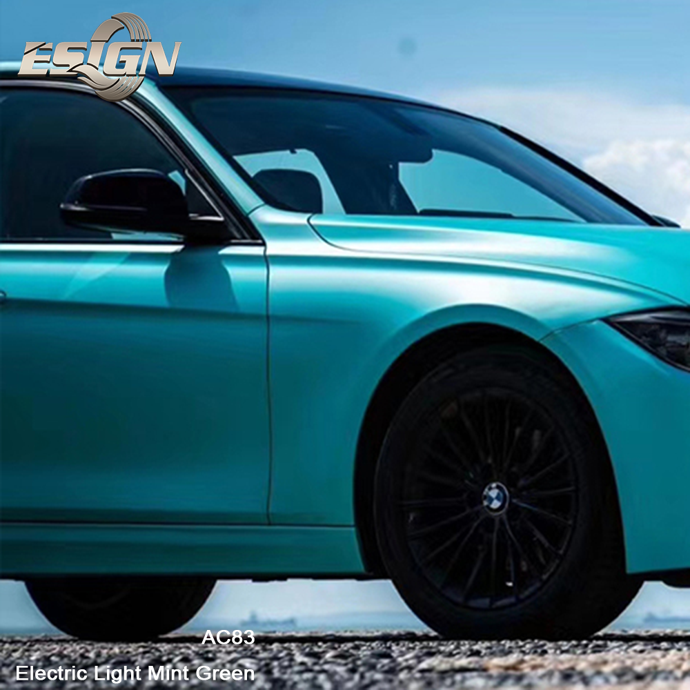 สีเขียวมิ้นท์แสงไฟฟ้า