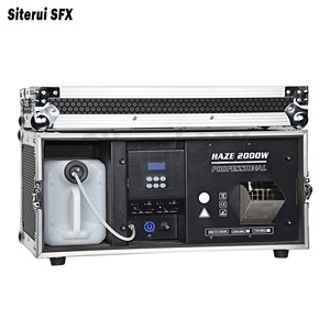 Machine à brouillard SITERUI SFX à base d'eau 6000W, effet brouillard matinal, DMX, télécommande LCD avec flight case, scène de mariage, STR-A-03 AC110-240V - Product Image 1