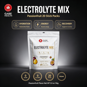 OEM Electrolyte Mix Broad Spectrum Passionfruit 20 0 Sugar O Calories Vegan Hydration forGym Athletes Private Label - Product Image 1