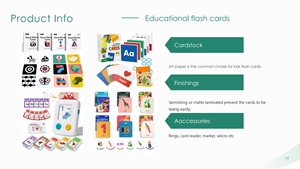 FSC Certified Custom Printing Alphabet Flashcards para preescolar para Heidelberg UV Print Eco-Friendly Ink - Product Image 6