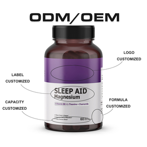 Complément alimentaire pour le sommeil en capsules à marque privée, végétalien, mélatonine 10 mg 5 mg, capsules pour favoriser le sommeil - Product Image 4