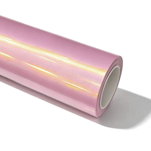 <span class=keywords><strong>Film</strong></span> Vinyle Rose Brillant PET à Effet Anti-Transpiration pour Voiture, Rouleau de Vinyle Auto Rose Changeant de Couleur, <span class=keywords><strong>Film</strong></span> de Protection Anti-Décoloration Rose PPF pour Carrosserie Automobile - Product Image 3