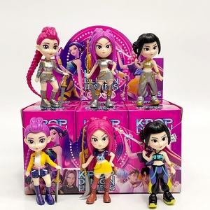 Figurine PVC <span class=keywords><strong>Chibi</strong></span> à tête volumineuse K-Mirarumi, série de figurines de filles Tueuses de Démons transfrontalières, boîte mystère, jouet tendance, poupée, ornement - Product Image 1