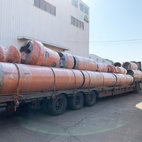 Tube de revêtement pour foreuse FAE, soudé intégralement, à paroi pleine, pour une connexion optimisée, améliore considérablement la qualité des pieux, pièces de rechange