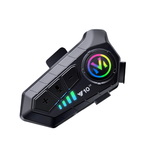 2024 nuevo casco de motocicleta 300m intercomunicador auricular inalámbrico motocicleta Bt auriculares con IPX6 impermeable larga espera 300 horas - Product Image 1