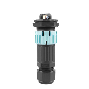 Conectores trenzados autoblocantes a prueba de agua IP68 <span class=keywords><strong>M23</strong></span>-Enchufes de cables eléctricos de 3 pines para iluminación LED - Product Image 5