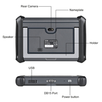 Outil de diagnostic XTOOL D7S prenant en charge DoIP CAN FD, codage ECU, scanner bidirectionnel, programmation de clés, 38 réinitialisations, diagnostic complet
