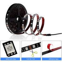 USB 5V Étanche RGB 5050 Led Strip Light Kit 30Leds IR24Key Rgb Controller App Control Smart Strip Lights for TV Background