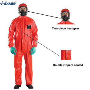 Ipoate PPE المورد قفازات كيميائية/الحذاء/الملابس السائل واقية من اللهب PVC دعوى الحماية الكيميائية - Product Image 2