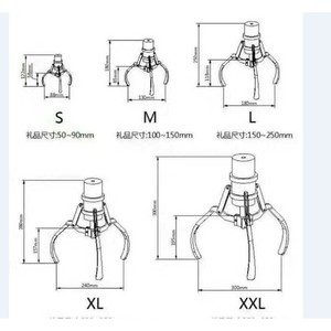 Claw For Claw Machines And Crane <b>Games</b> Large Medium <b>Small</b> Size Metal Grip Part Wawa001 - Product Image 4