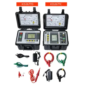 Elektronik portabel layar LCD penguji ketahanan insulasi Universal untuk isolasi Digital Megohmmeter megometer