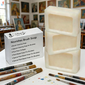 Savon nettoyant et entretien pour pinceaux à peinture, entièrement naturel, pour pinceaux à <span class=keywords><strong>aquarelle</strong></span> et à acrylique - Product Image 1