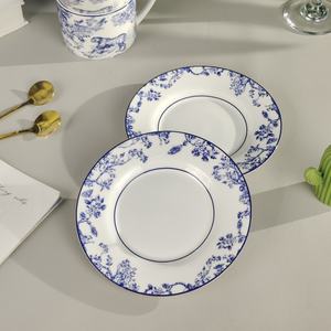 The Manufacturer Sells European Style Bllue Bone China Coffee Sets and Porcelain Cup and Saucer Sets - Product Image 5