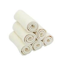 Insert de couche en chanvre Elinfant à 3 couches, réutilisable, ultra-doux, insert de couche pour bébé 35x15cm pour couches lavables et housses