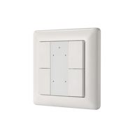 Sunricher 4 touches à poussoir en plastique Panneau KNX ETS6 Panneau mural KNX convivial Garantie 5 ans Connexion filaire pour un prix réel