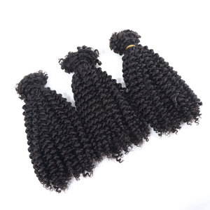 4A Afro Kinky Curly Bulk Cabello humano para trenzar Locs Twist Extensiones de cabello humano Paquetes - Product Image 2