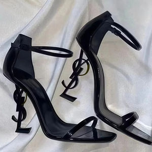 Sandalias de Tacón Ultra Alto y Sexy de Diseñador de Lujo, de Cuero Genuino, Transpirables y Acolchadas, Zapatos de Boda para Mujer - Product Image 3